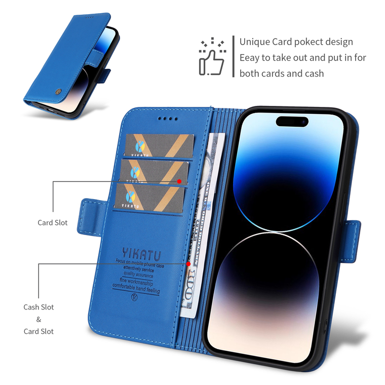 Wallets Folio Flip Magnetic Synthetic Leather Card Holder Folding Stand A13 5G, A23 5G, A33 5G, A53 5G, A73 5G, S23, S23