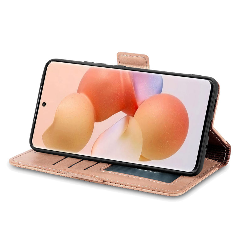 Pattern Wallets Folio Flip Magnetic Synthetic Leather Card Holder Folding Stand Note 12, Note 12 Pro, Note 12 Pro+ Phone Case