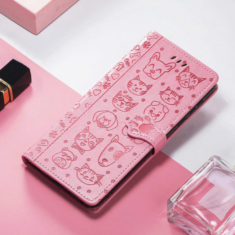 Girls ZenFone 9 ZS590KS Synthetic Leather Cartoon Wallets Folio Flip Soft Phone Case