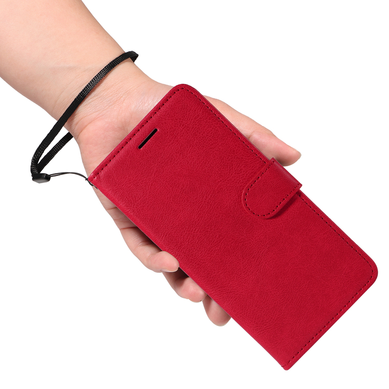 Leather Grain Flip Samsung Phone Case