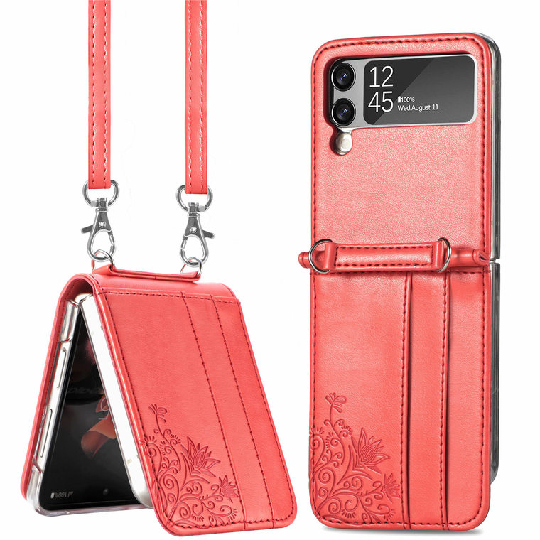 Cookies Z Flip4 Crossbody Lanyard Strap F7210Creative Samsung Phone Case