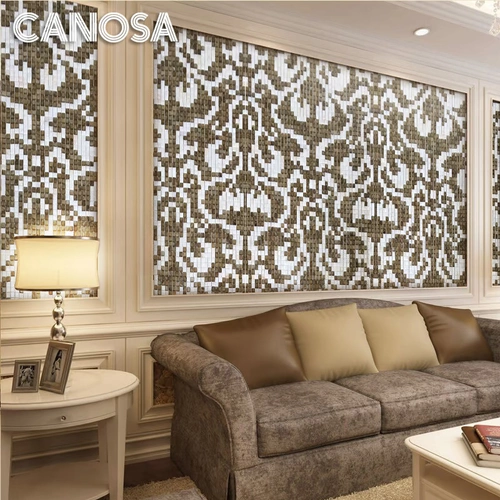 Kanosa Phoenix tu European Natural Shell Mosaic TV фоновая фона стена плитка головоломка гостиная декоративное написание