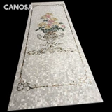 Каноса натуральная раковина мозаика патаупа европейская сельская фоновая фоновая фона стены загадка головоломка