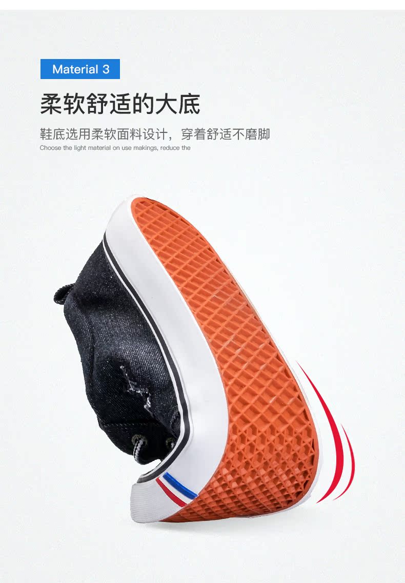 Giày nam đôi sao (Vải denim mùa hè thoáng khí Retro dành cho sinh viên tuổi teen Xu hướng mới - Plimsolls giày thể thao nam