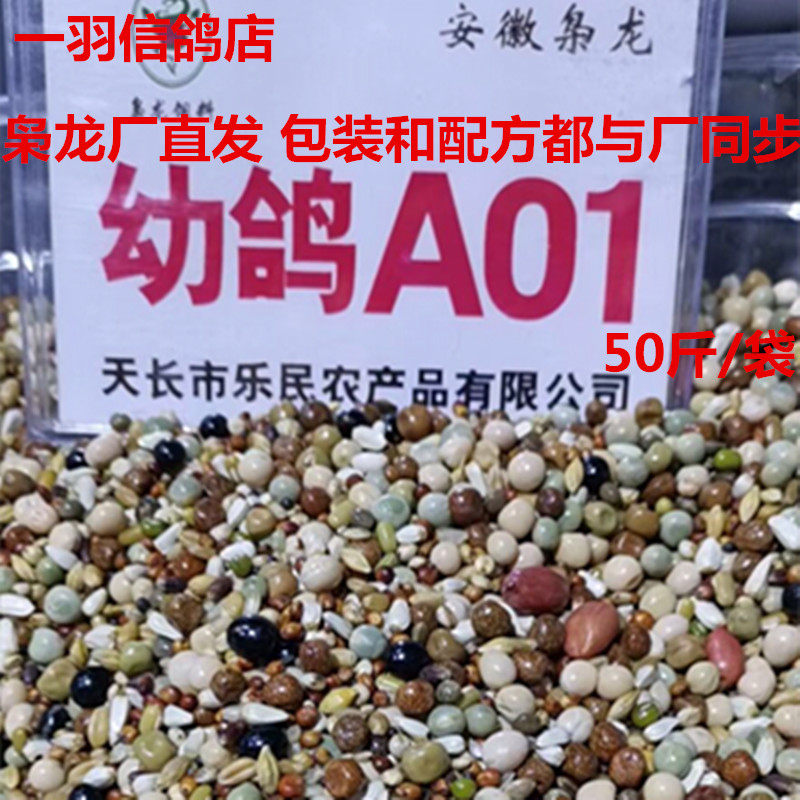 Xiaolong pigeon food young pigeons A01 corn-free feed Carrier pigeon brood small pigeon food bird food new 50 pounds