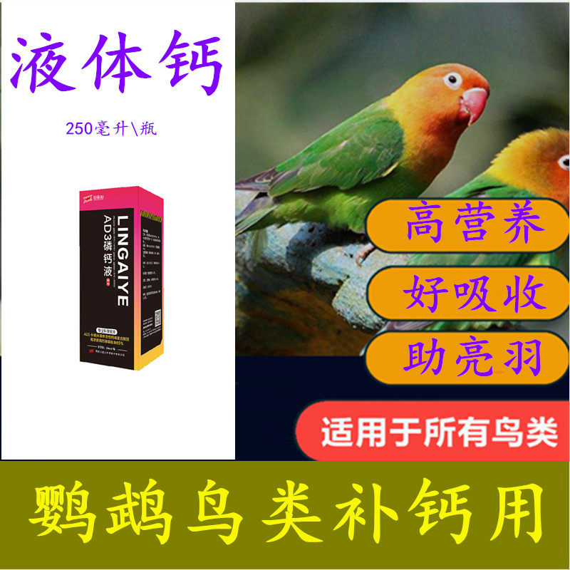 Heart Hyphenate Dove Medicine AD3 Phosphorus Calcium Liquid Racing Pigeon Supplies Parrot Bird Tonic Calcium Phosphorus Pigeon Medicine Vitamin Nutrient Solution