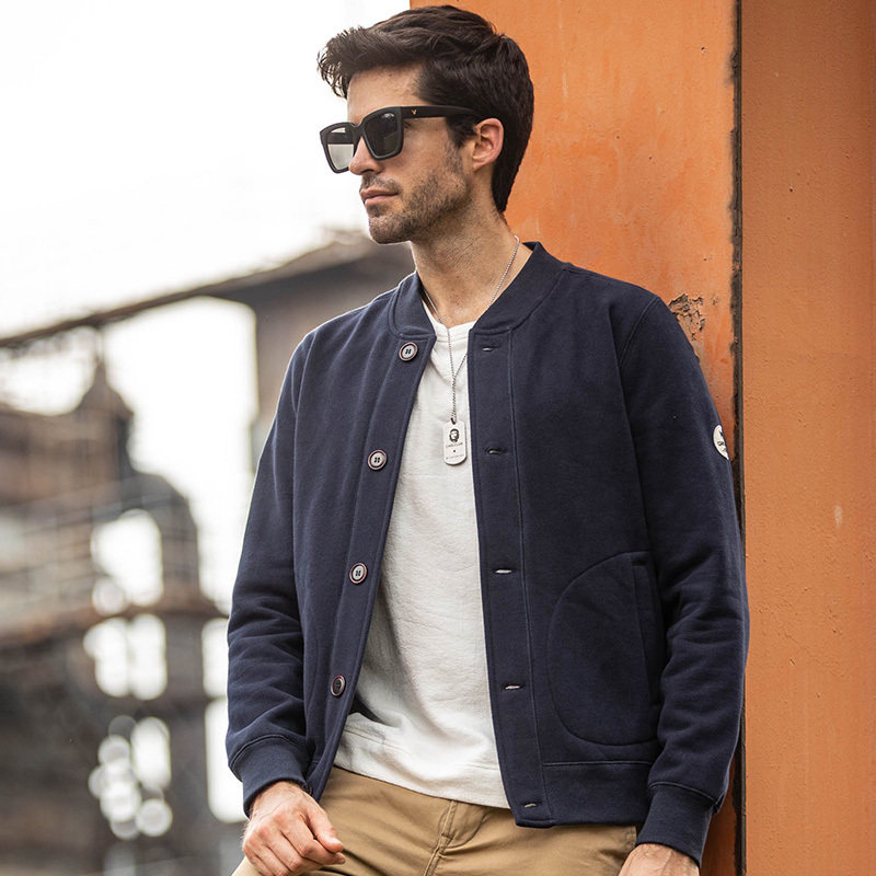 Sweatshirt homme CARLCLUB en Coton - Ref 3130243 Image 4