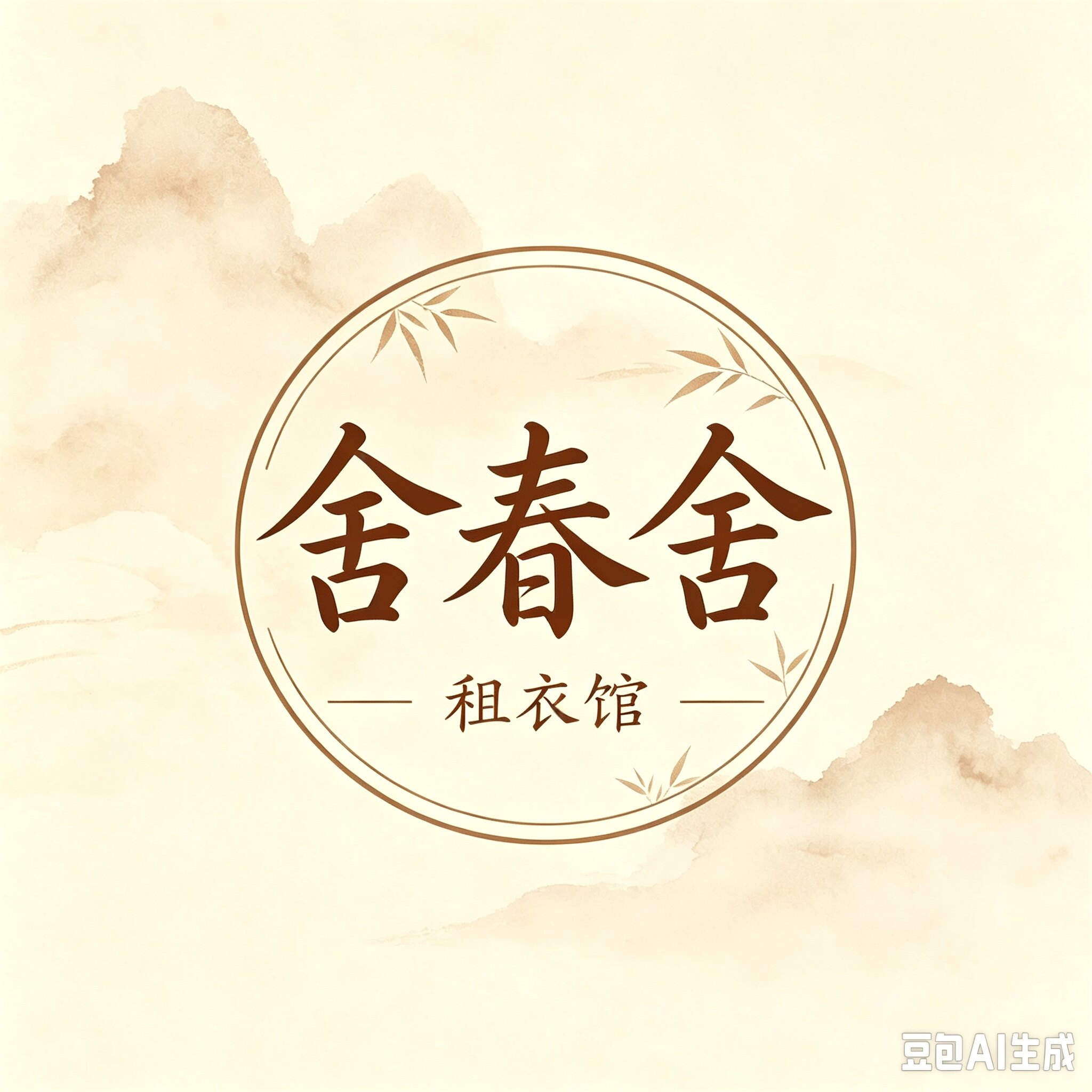 舍春舍租衣馆的LOGO