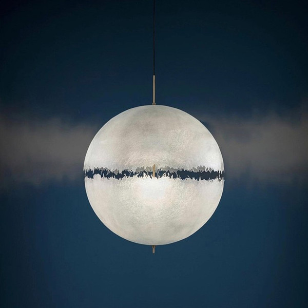 Italian Designer Creative Art Chandelier Bedroom Dining Room Model Room Exhibition Hall Decorative Ball Egg Shell Chandelier