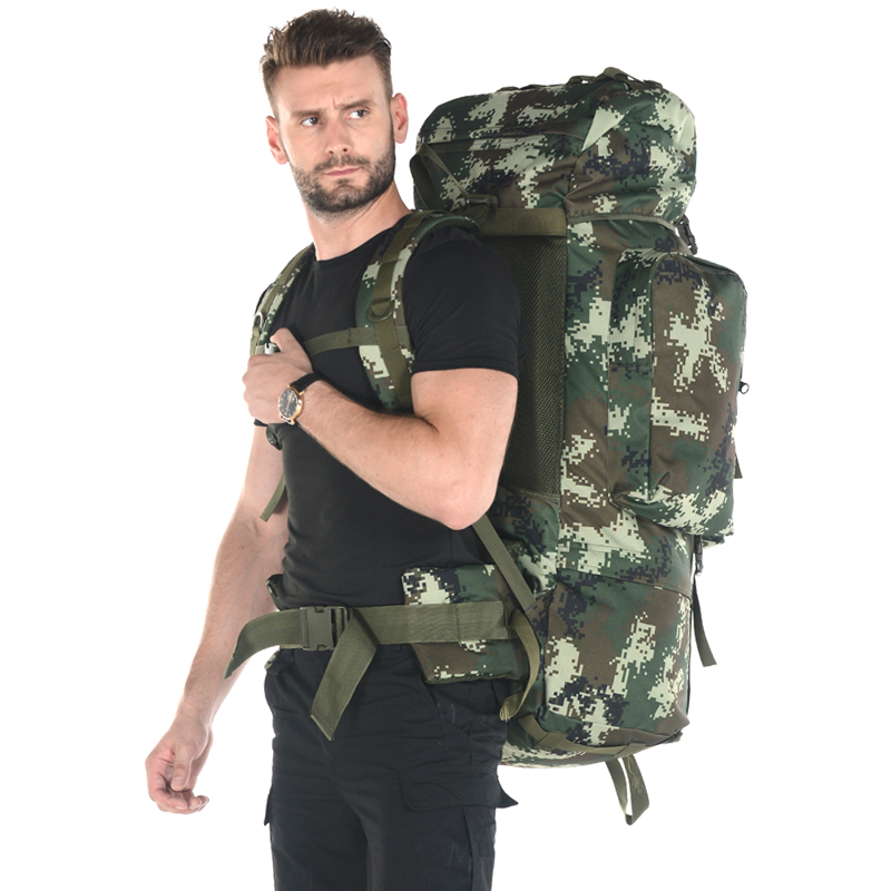 Ba lô quân đội nam 07 túi quân sự dung lượng lớn chiến thuật ba lô lực lượng đặc biệt ba lô ngụy trang leo núi túi nam balo coolbell