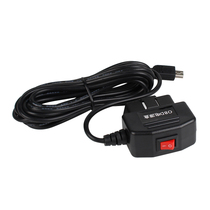 Driving recorder OBD pressure reduction line ACC flameout power delay switch parking monitoring power cord