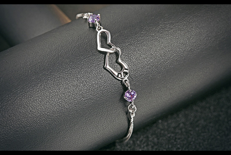 925 sterling silver bracelet Hàn Quốc phiên bản của các đơn giản ladies bạn gái sinh viên bracelet Sen cá tính món quà sinh nhật cho bạn gái