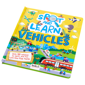 Spot And Learn : Vehicles 点点学习 交通工具 低幼亲子认知启蒙学习绘本 精装 英文原版【中商原版】