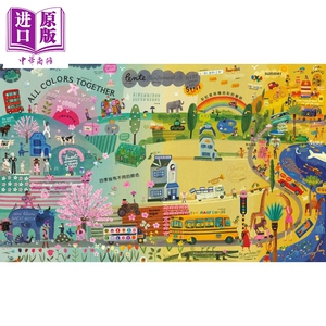 世界最美的色彩书 从陆地、海洋、动物、车辆、建筑等超过两千组缤纷图像 港台原版 汤姆 斯汉普【中商原版】