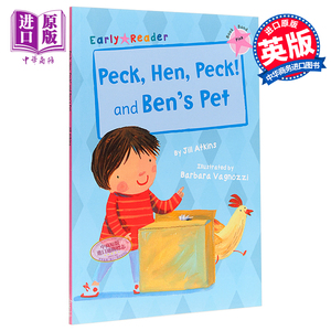 Peck, Hen, Peck! and Ben’s Pet 多彩阅读桥L1 小母鸡 低幼亲子分级阅读故事绘本 平装 英文原版【中商原版】