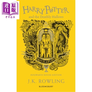 哈利波特与死亡圣器 赫奇帕奇学院平装版 Harry Potter and the Deathly Hallows Hufflepuff 英文原版 J K Rowling【中商原版】