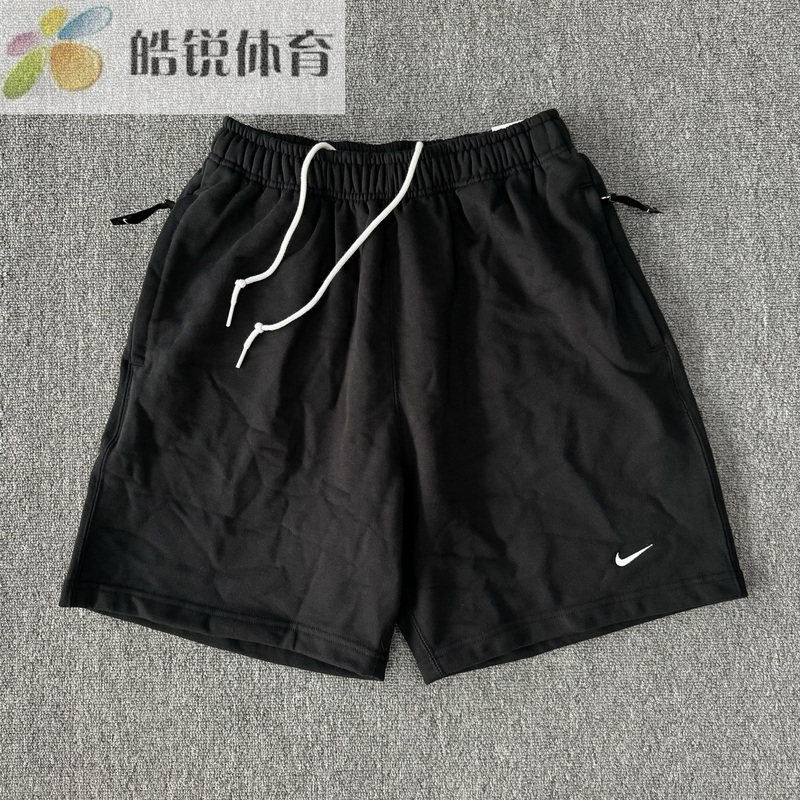 Nike Lab Nike Men's Embroidered Logo Heavyweight Men's Sports Casual Breathable Sports Shorts Dx0818-010