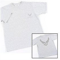 226-(spot) US straight hair germ USAF PT training T-shirt