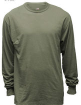 263—(Spot)American straight hair SOFFE long-sleeved T-shirt Sand brown olive green black