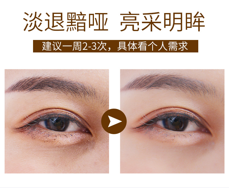 USIII 黄金眼膜贴 水溶性胶原膜 60片/瓶 图2