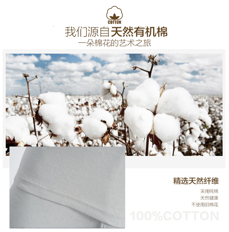 2 cái của nhiệt đồ lót nam cotton đáy áo mảnh duy nhất phần mỏng mùa thu quần áo trung niên bông áo len thanh niên