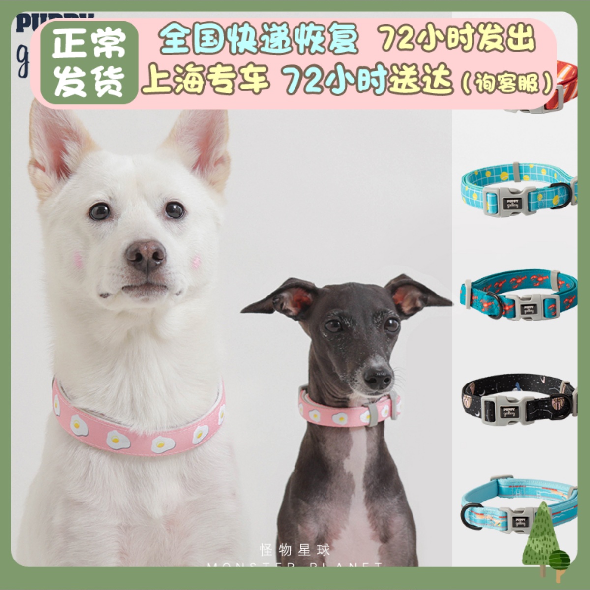 South Korea Puppy Gallery Dog Item Circle Traction Little Middle Large Dog Neck Ring Teddy Bib Bear Collar