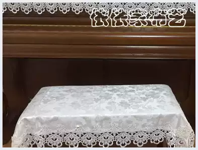 European style simple lace fabric piano stool single double cloth towel new piano stool scarf