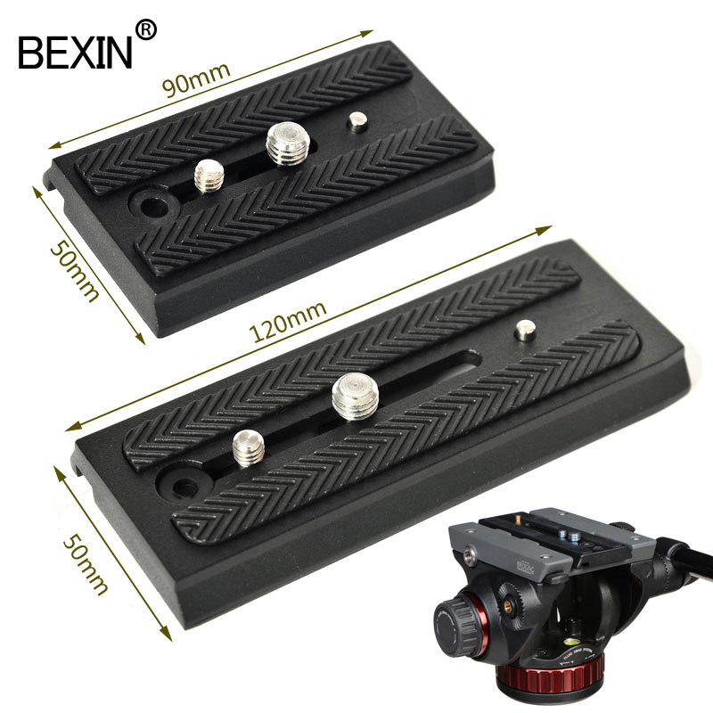 Quick release plate for Bainuo S4 S6 S7 S8 Manfrotto501 Tripod Hydraulic gimbal plate base Quick release plate