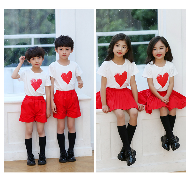 Mẫu giáo dịch vụ vườn mùa hè Hàn Quốc trường gió trẻ em lớp dịch vụ tùy chỉnh trường tiểu học đồng phục ảnh tốt nghiệp thể thao mùa hè quần áo bé gái