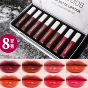 Gương rung bằng đá cẩm thạch ins super fire lip glaze set dưỡng ẩm lâu bền không đánh dấu son Hàn Quốc son bóng 8