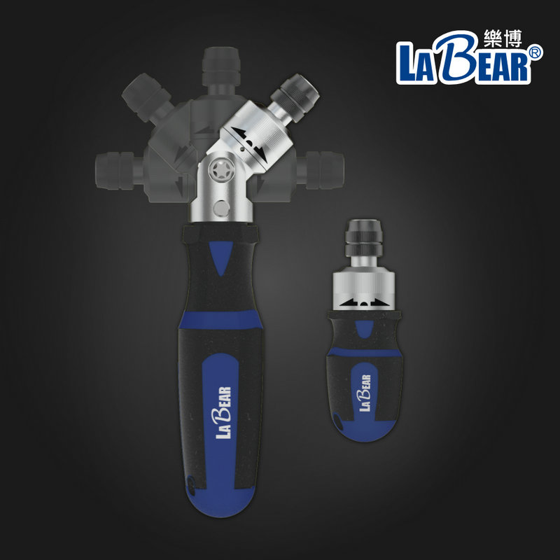 Original imported Taiwan Loeb IA003-006 007 multifunctional ratchet screw quick changeable head screwdriver