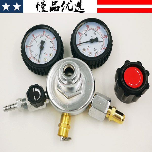 SG801 (carbon dioxide double meter pressure reducing valve C02) cylinder pressure reducing valve G5 8 thread