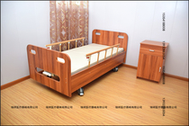 Zihua multifunctional nursing bed wooden bedside home bedside medical bed single Shaker bed double shake bedside table