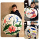 Blank oil paper umbrella children's diy handmade materials kindergarten hand-painted painting white umbrella decoration props