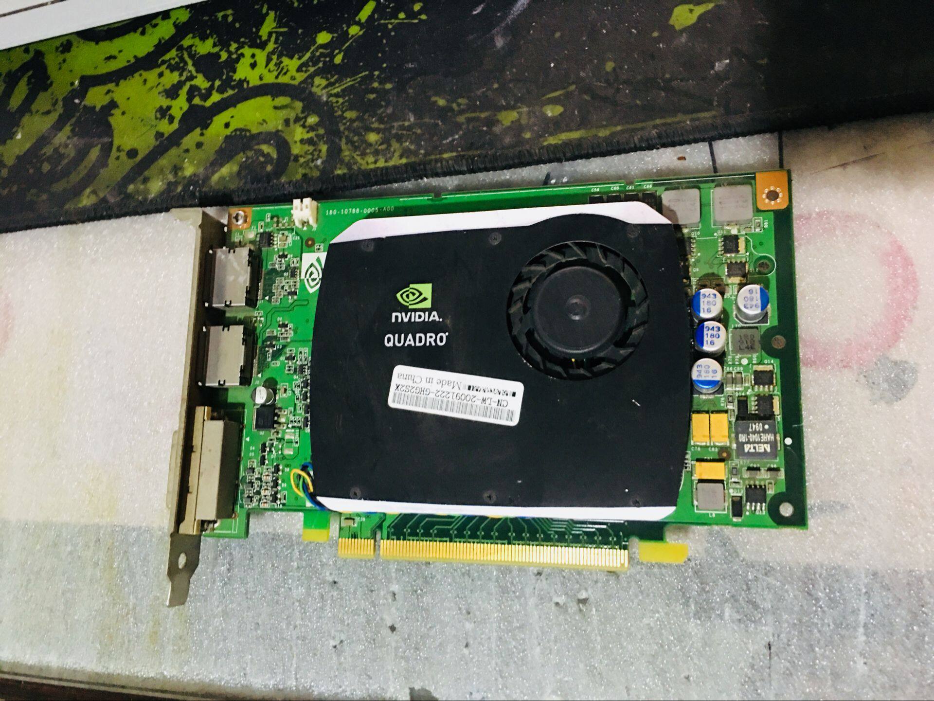 Original Quadro FX580 512MB PCI-E graphics card dual DP port professional graphics graphics card