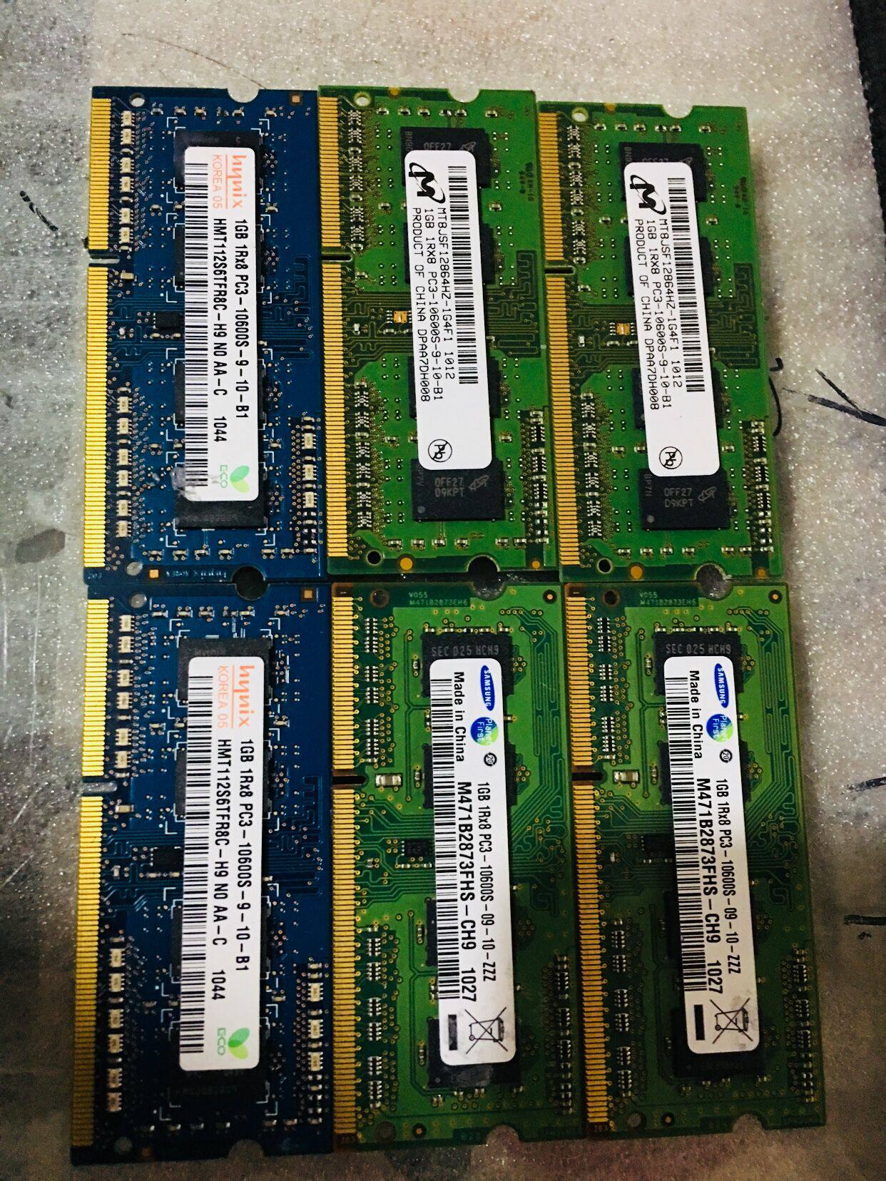 DDR3 1G notebook PC3-85000 10600 third generation DDR3 1066 1333 memory