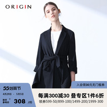 ORIGIN Anrei Womens dress new temperament Striped Jacket Jacket Fashion Casual Commuter Professional Suits