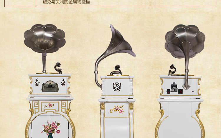 mua đầu đĩa than [Rain Lane] máy ghi âm cổ retro loa lớn bass nặng nhà tinh khiết đồng vinyl máy ghi âm châu Âu 1 	máy nghe nhạc đĩa than sony
