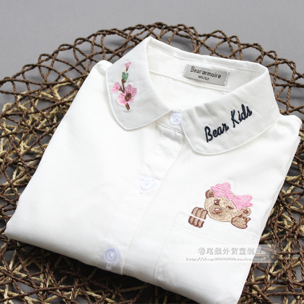 Chemise fille à manche longue - Ref 2084560 Image 3