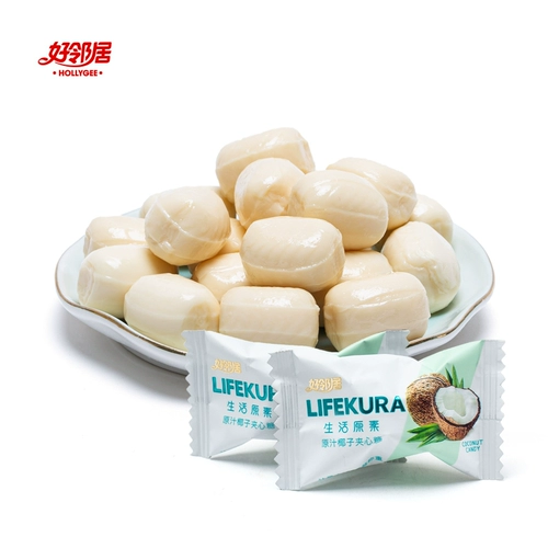 Хорошие соседи кокосовый кокосовый кокосовый твердый сахар специальные фрукты фрукты Hainan Специальная сеть красная закуска конфеты конфеты оптовые