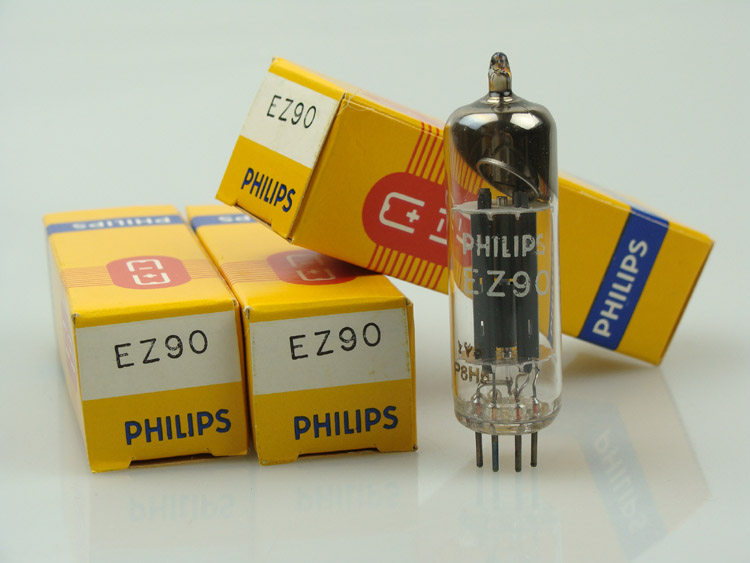 New original box inclined cirque grey screen Dutch EZ90 straight generation 6X4CV4005 vacuum tube