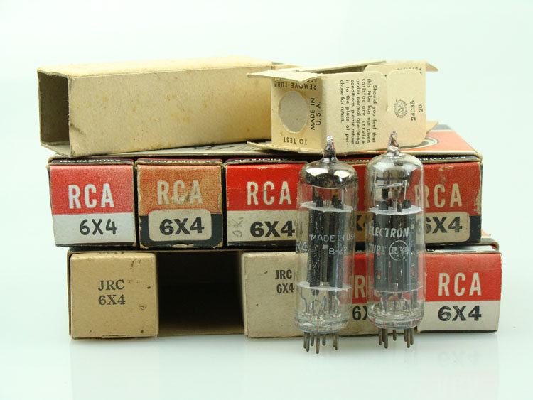 New original box D ring square ring American 6X4 6BX4 CV4005 EZ90 vacuum tube