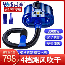 Yingshen pet shop special water blower for large dogs dual motor hair dryer commercial high power dog hair blowing artifact