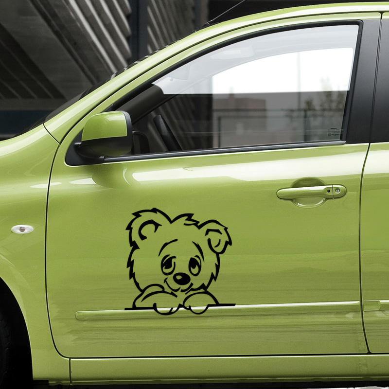 Car car sticker personality cartoon cute little dog sticker car door and window car tail door hood sticker