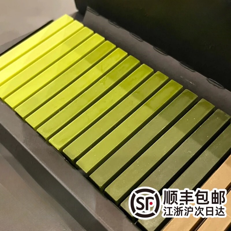 Spot Japanese Matcha Gradient Chocolate Long Strips with 8 Different Concentrations Imported Snacks and Souvenirs