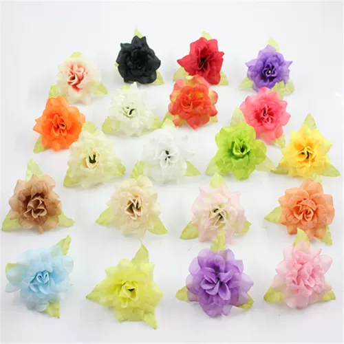 Симуляция шелк маленький розовый цветок цветы