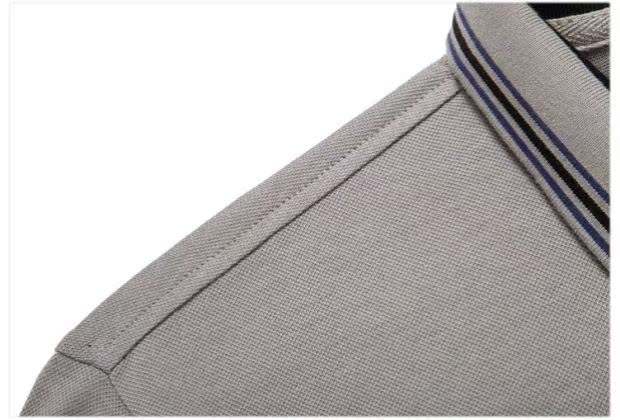 POLOJIANI mùa hè nửa tay áo kinh doanh mặc thường xuyên ve áo thun nam cotton chính hãng Paul áo ngắn tay polo áo