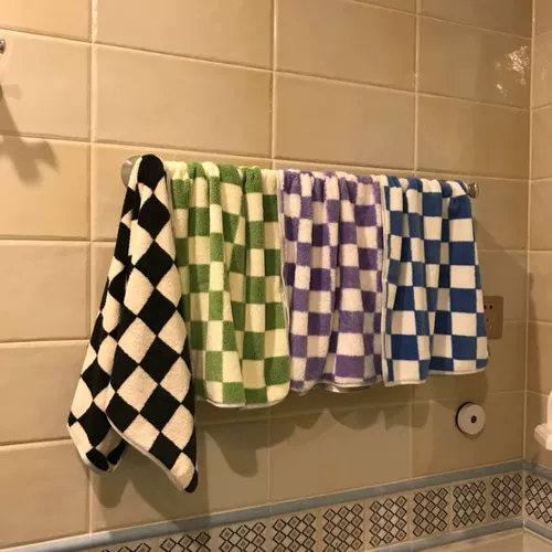 Шахматы, высококачественное коралловое полотенце для школьников для умывания, хорошо впитывает воду