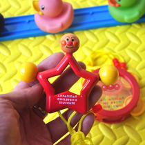 Bread Superman Dial Wave Drummer Baby Hand Rocking Bell Newborn Baby Small Sandhammer Early To Teach Appeasement Toys 0-3-6 Months