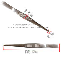 VETUS 304 Stainless steel tweezers with teeth Anti-magnetic tweezers Round head Flat head clip MT-125 160 250